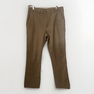 Carhartt Relaxed Fit Rugged Flex Chino Dark Khaki Casual Office Pants 36X32